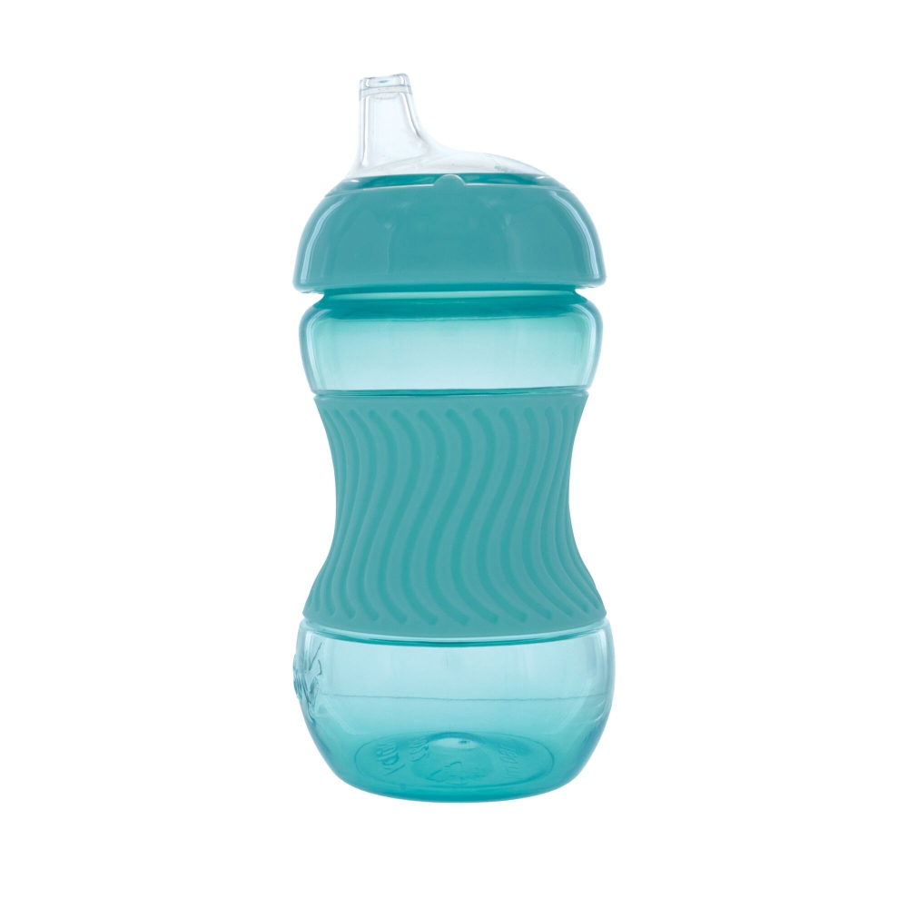 Nuby Mini Gripper Soft Spout Cup With Silicone Band | Soft Silicone | 6m+ | 180 ml - Assorted
