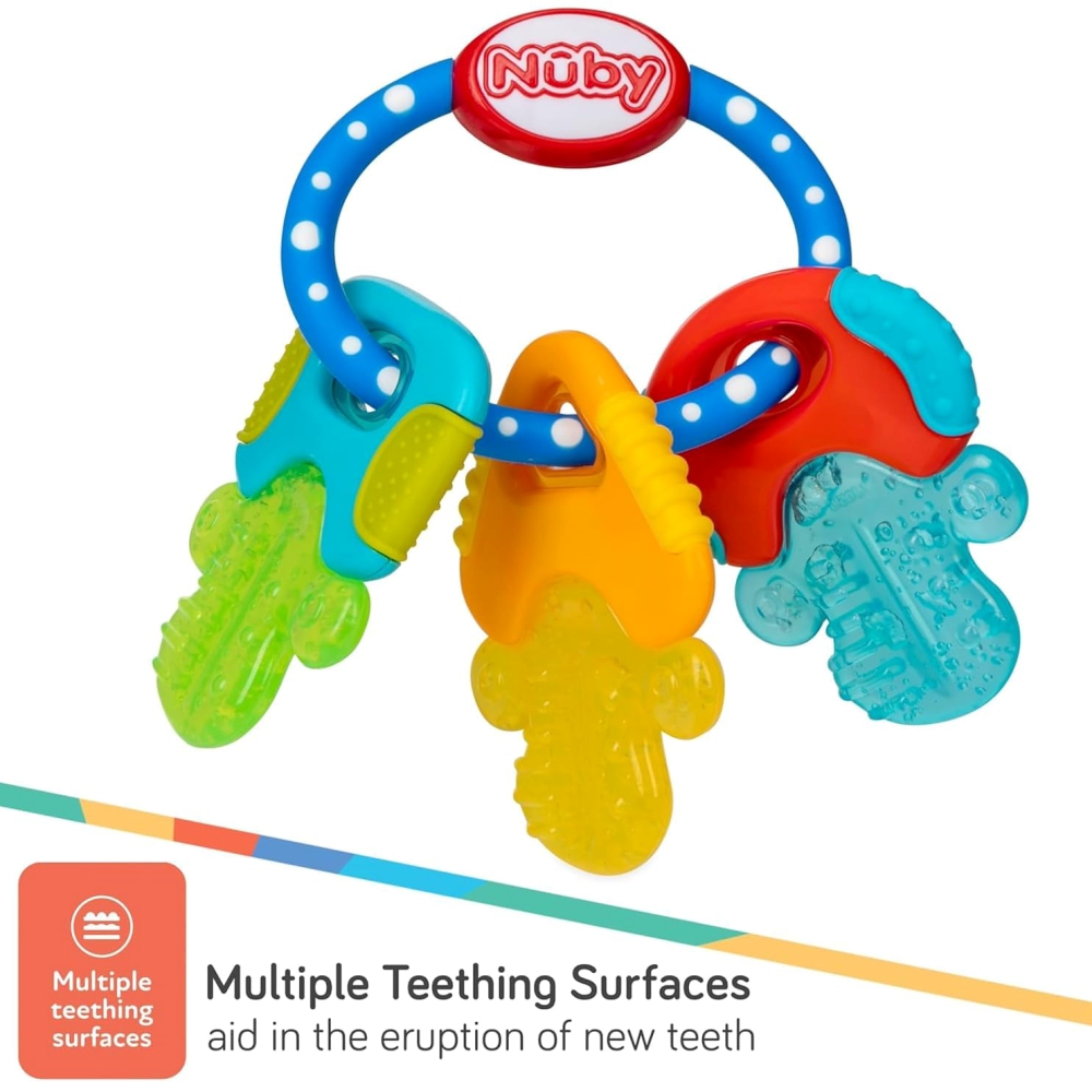 Nuby IcyBite Keys Teether | BPA Free | 3m+ - Image 3