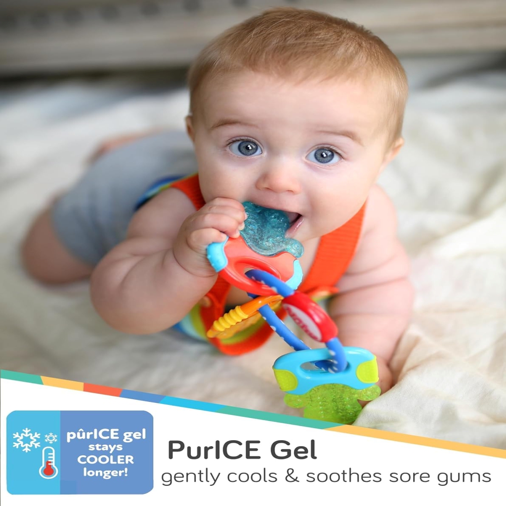 Nuby IcyBite Keys Teether | BPA Free | 3m+ - Image 6