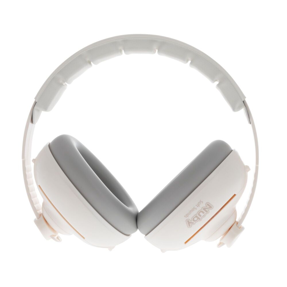 Nuby Soft Sounds 2-in-1 Noise Cancelling Earmuffs - White - Image 2